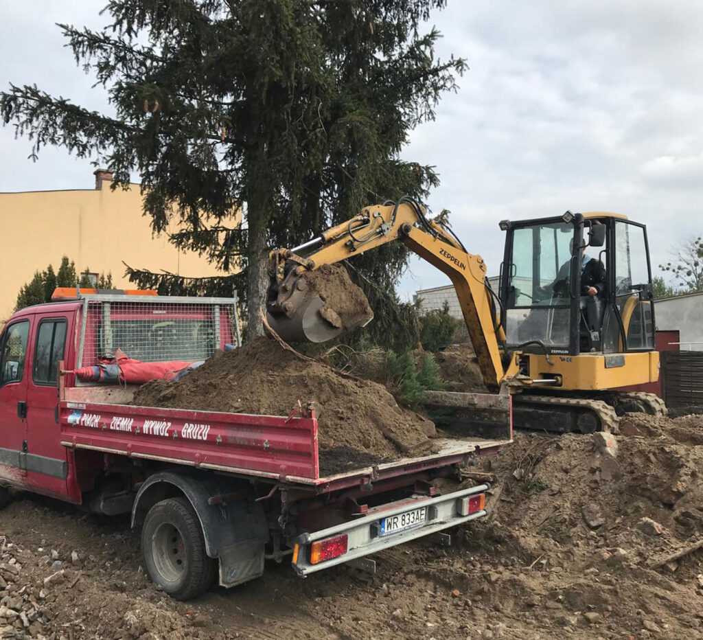 koparki wynajem radom