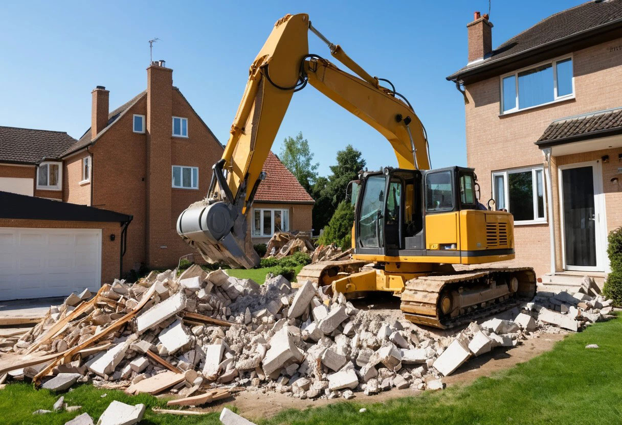 wyburzenia i odgruzowanie radom