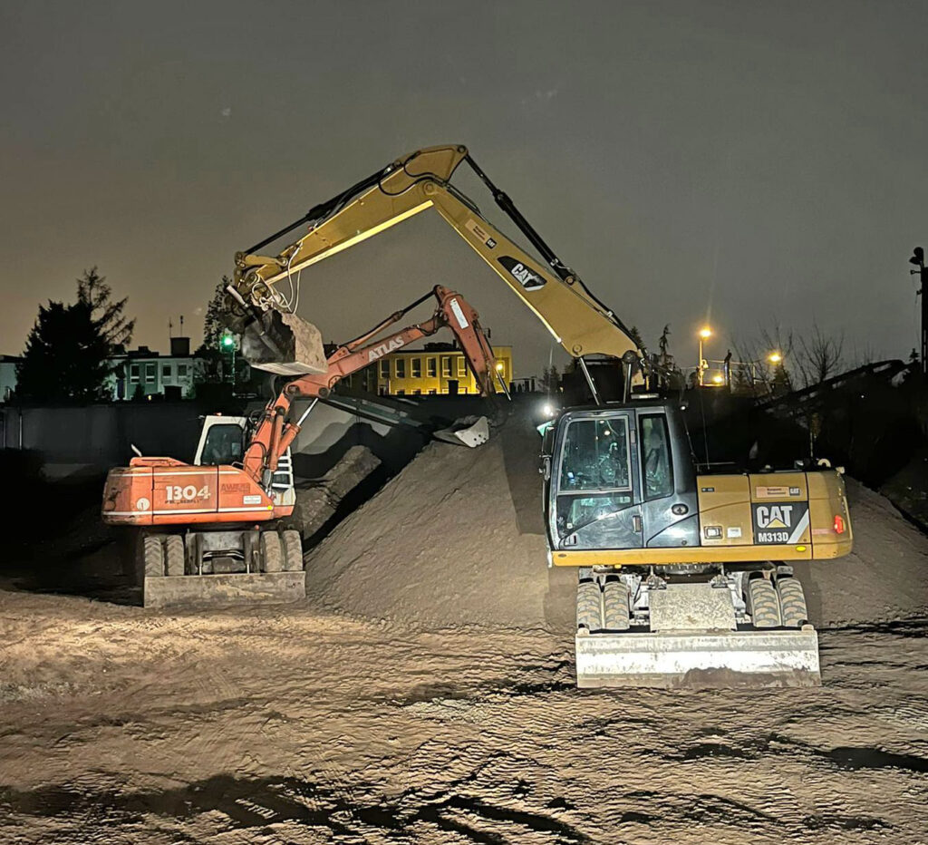 wynajem koparek radom